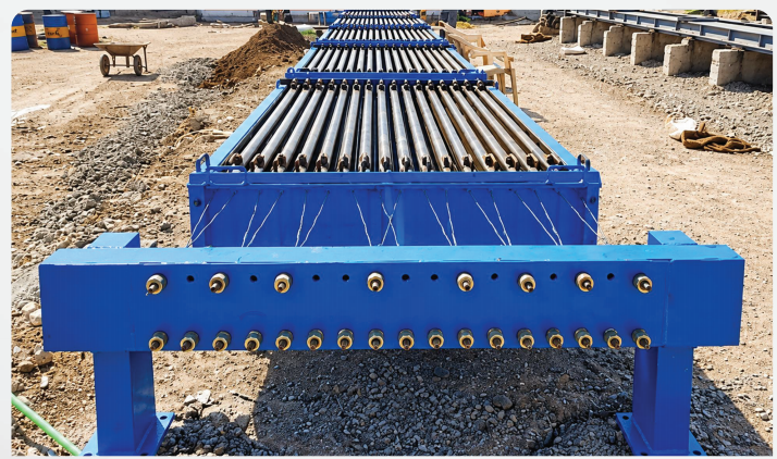 Hydraulic tilting tables for boundary wall panel casting